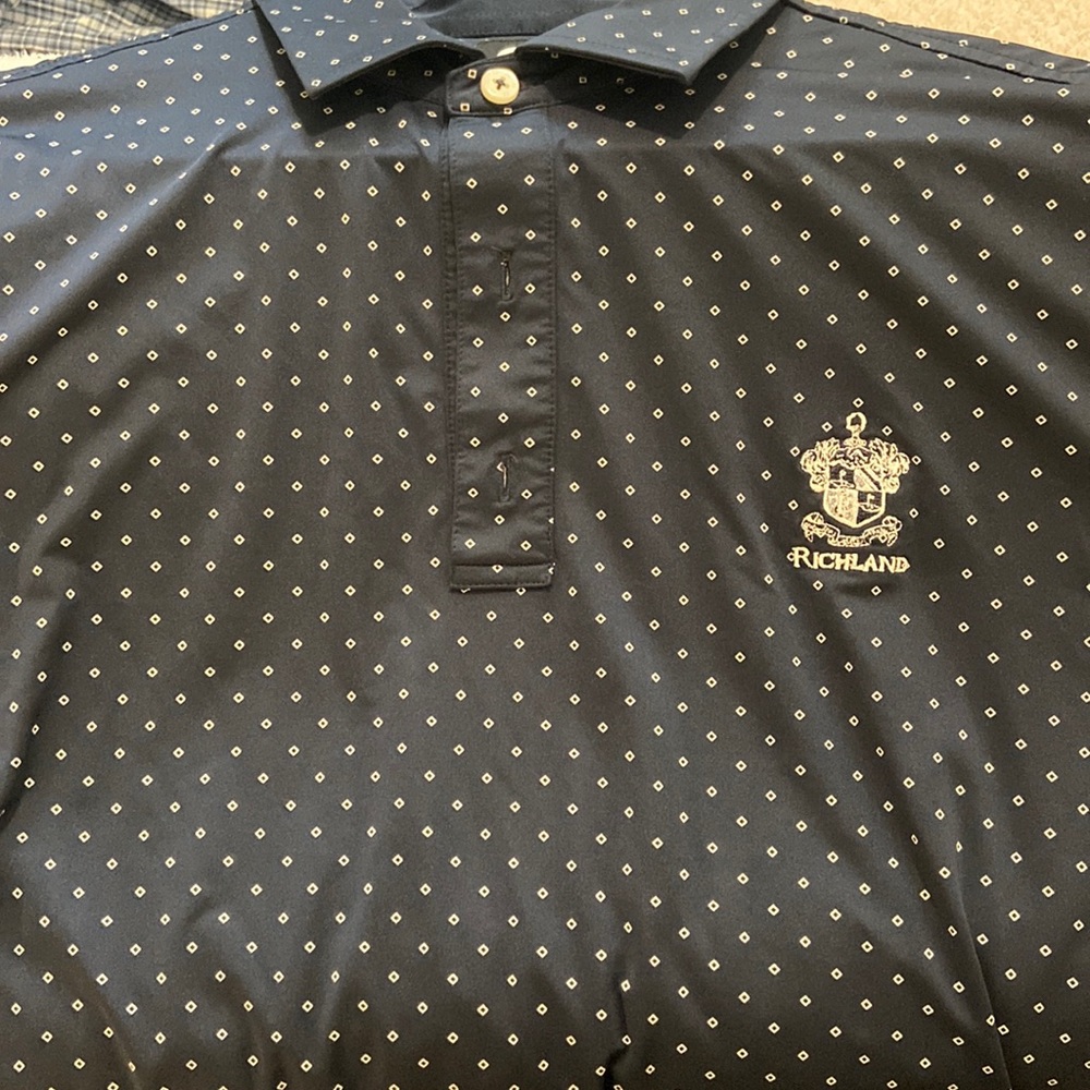 FootJoy Golf Polo Navy Blue L